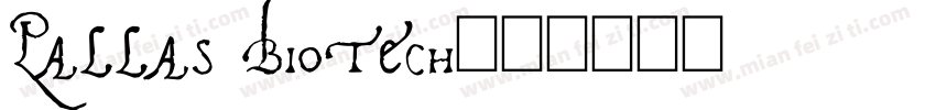 Pallas Biotech字体转换